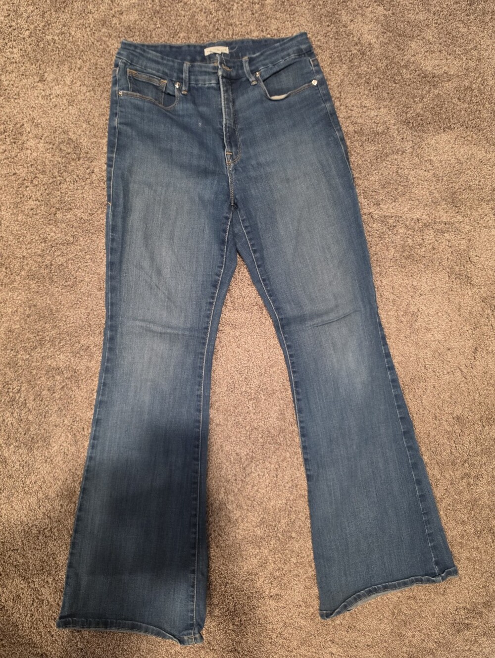 Good American Bootcut- 10/30- Classic Women's Blue Bootcut Jeans